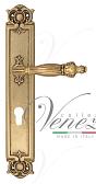 Дверная ручка Venezia на планке PL97 мод. Olimpo (франц. золото) под цилиндр