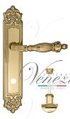 Дверная ручка Venezia на планке PL96 мод. Olimpo (полир. латунь) сантехническая